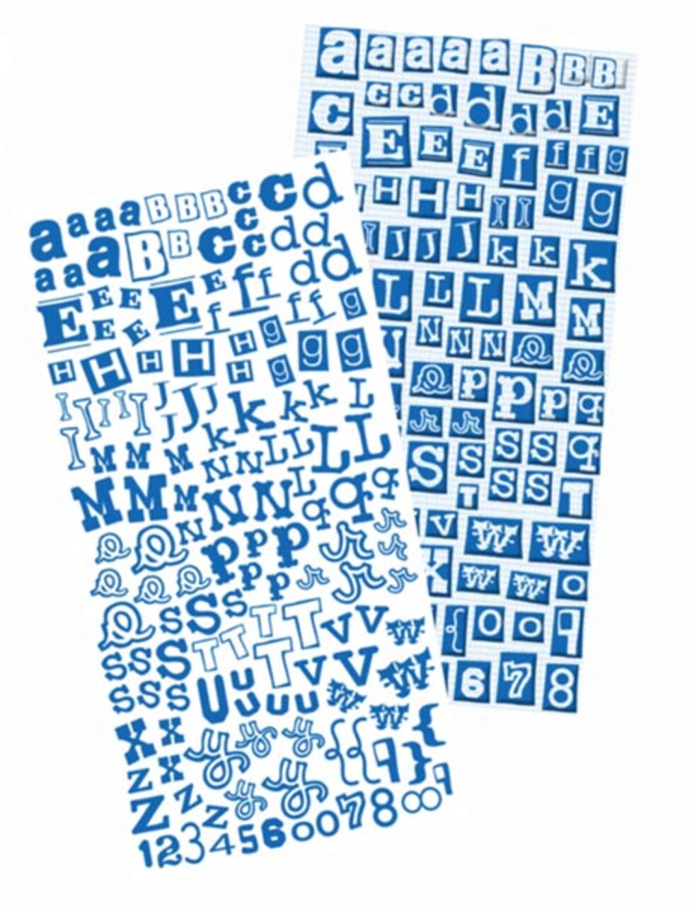 Prima Marketing Inc 6x12 Alpha Stikr And Cb Blue 655350840655